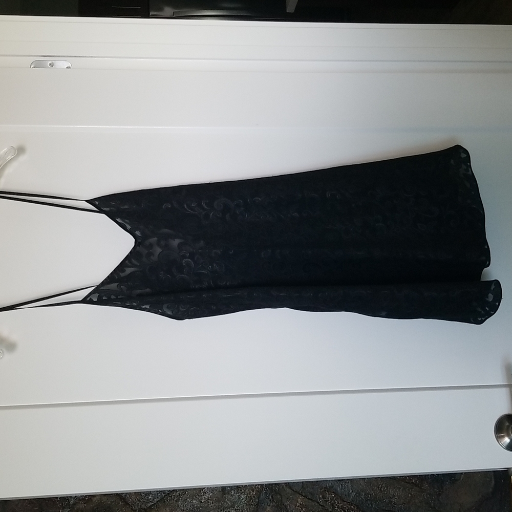 Frederick's of Hollywood Black Lace Slip Size L - Picture 5 of 14